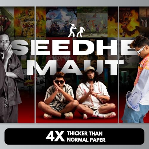 Image of Funk You Store Seedhe Maut Poster Split Design | Seedhe Maut Poster 3 A3 Sized DHH Posters for Wall | Desi Hip Hop Large Size (89 x 42 cm) Music for Wall | Artist TBSM (B 027)