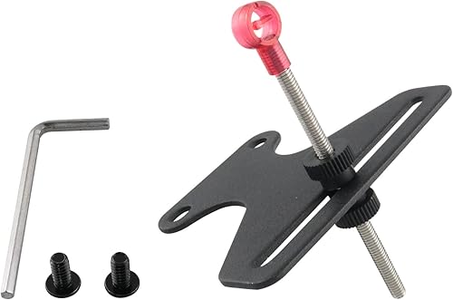 WHYHKJ Tiro con arco de acero inoxidable, aguja única, arco recurvo, vista de arco de 1 pin, vista de arco de un solo alfiler, avistamiento de arco