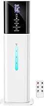 Humidifiers Large Room Bedroom with 7 Colors Light,Honovos 8L 2.1Gal Quiet Ultrasonic Cool Mist Topfill Humidifier with 360° Nozzle 3 Speed Humidistat Essential Oil Tray for Baby Home Plant Yoga Sleep
