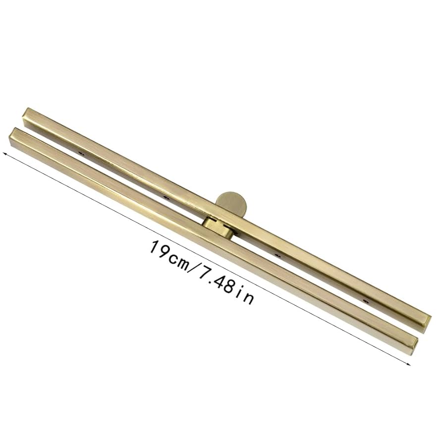 Amazon.com: TEHAUX 1pc Metal Purse Frame Straight, 19cm/7.5