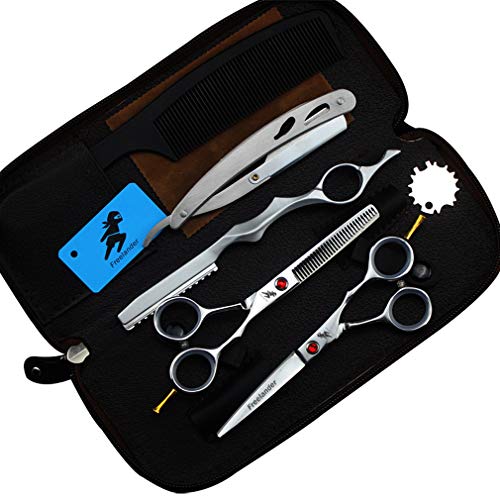 Golden Bird 5.5 Inch Hair Cutting Scissors Set, Professional Haircut Scissors Kit with Cutting Shear and Barber Thinning Shears…