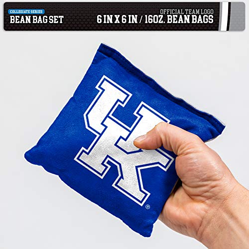 Image of NCAA College Dual Sided Bean Bags by Wild Sports, 8 Count, Premium Toss Bags for Cornhole Set - Great for Tailgates, Outdoors, Backyard