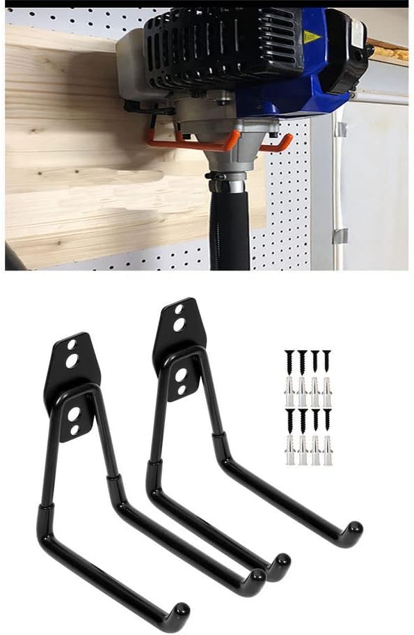 zoele 2Pcs String Trimmer Hanger Wall Mount, Wall Mount Garden Power Tool Hanger, Weed Eater Wall Holder Weedeater Wall Hanger, for Garage Tool Organizers and Storage (Medium U) : Tools & Home Improvement