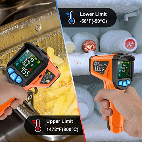 Mestek 800C Infrared Thermometer Gun, Non Contact Digital Laser Thermometer Temperature Gun thumb #4