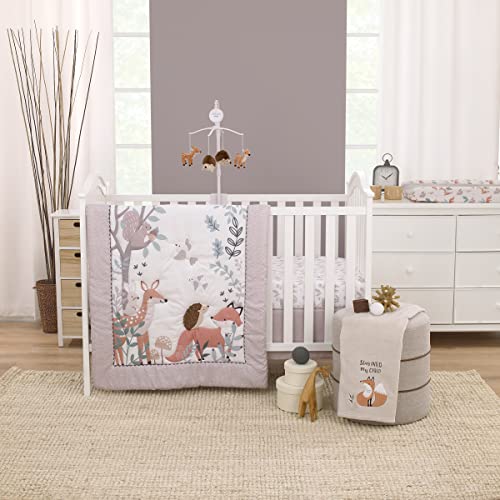 Little Love by NoJo Woodland Meadow Taupe, Sage, and White Deer, ...