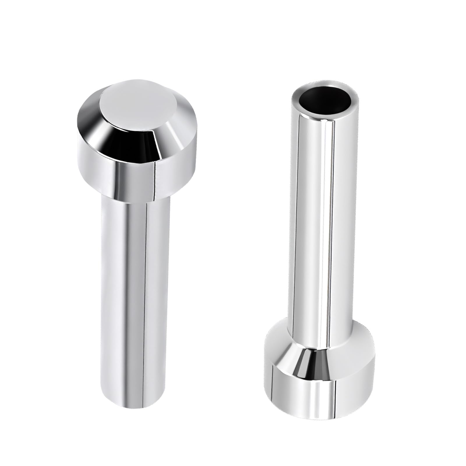 Chrome Door Lock Knobs - Chevy C10 '73-'87 -1