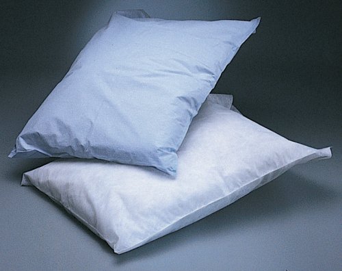 Medline Disposable Tissue/Poly Pillowcases, 21 x 30, White (Pack of 100)
