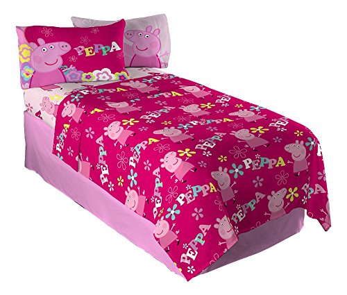 Entertainment One Peppa Pig Tweet Oink Sheet Set, Twin