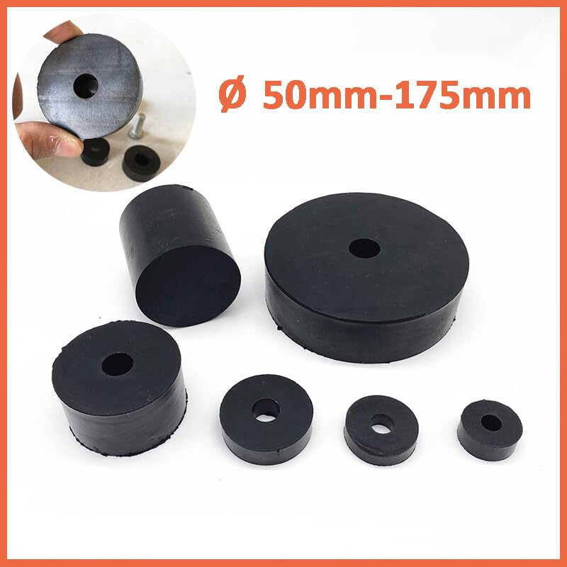Rubber Round Washer Diameter 50mm-175mm Gasket Thickness 40mm Buffer Anti-Vibration (3,75mm)