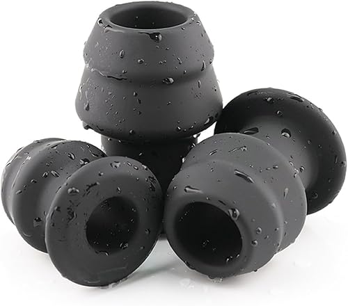 Miniatura 3 de Dilatador anal de silicona hueco Peep roscado tapón anal masturbación para el placer de la pareja (XL)