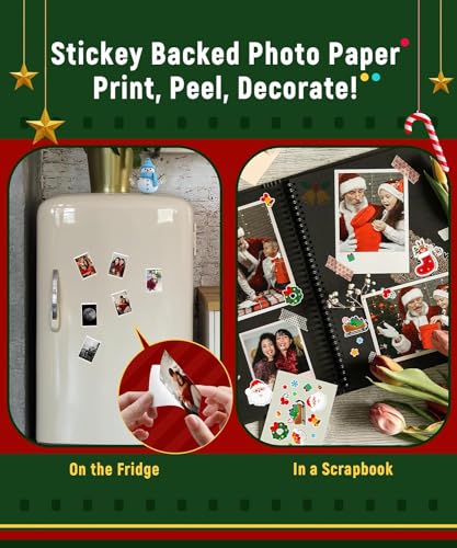 LIENE Mini Photo Printer, 2x3" Inkless Bluetooth Printer, Compatible with iOS & Android, Pearl White - Image 7