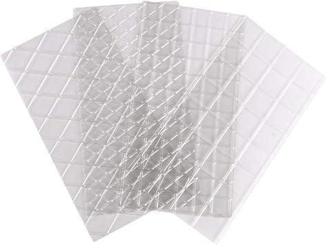 4 Pcs Fondant Impression Mat Mold Diamond Quilted Grid Texture Embossed Cake Decorating Tools for Cake Decor