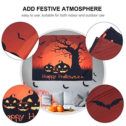 KESYOO Halloween Pano de Fundo Foto Fantasma AbÃ³bora Voando Fundo de Fotografia TapeÃ§aria de Pared