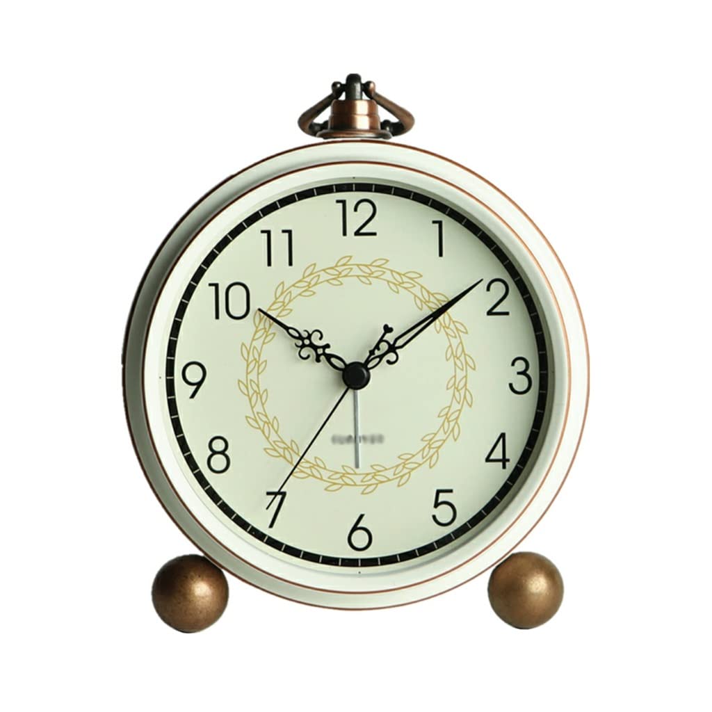 Reloj de mesa retro y reloj de escritorio elegante para salón u hogar