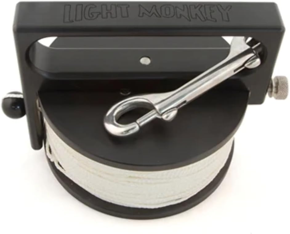 Light Monkey 400' Primary Reel With #24 Line And 4.625" Ss Clip