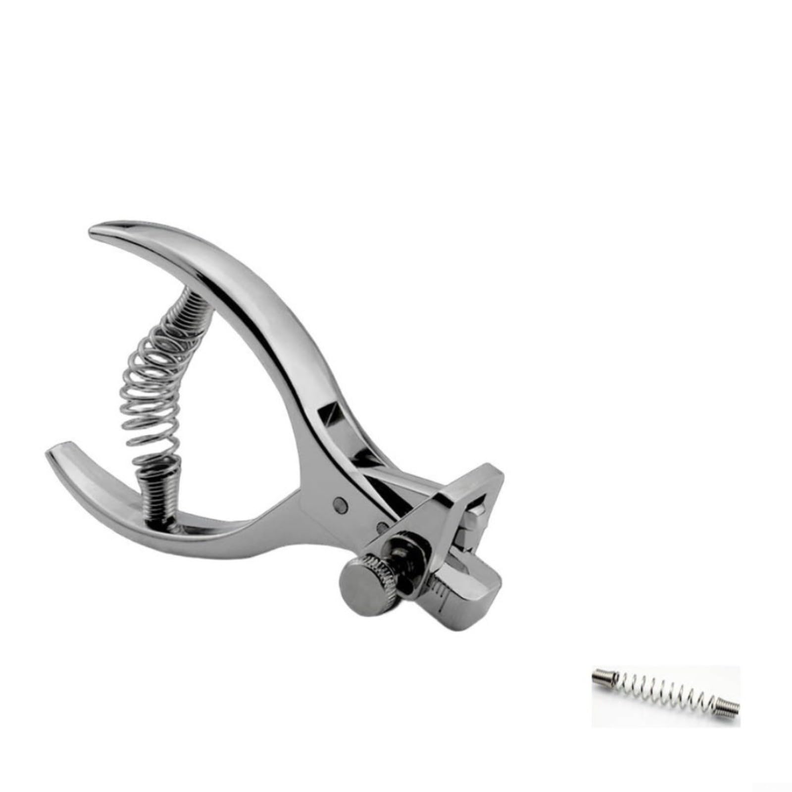 Evenoonest Ergonomic V-Shaped Notcher Tool, Alloy Fabric Hole Puncher