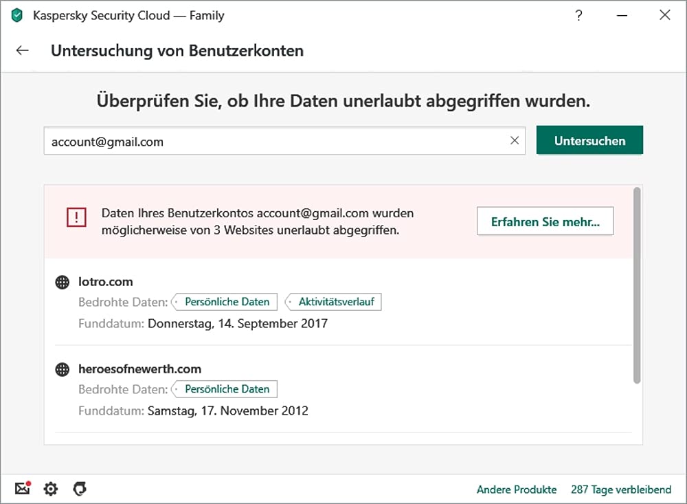 Kaspersky Security Cloud – Personal Edition | 5 Geräte | 1 Jahr | Windows/Mac/Android/iOS | Aktivierungscode in Standardverpackung