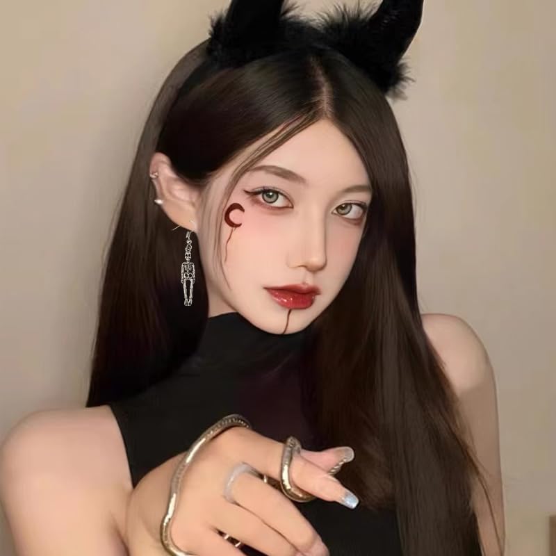 Halloween Spider Bat Earrings for Women Gothic Punk Earring Halloween Costume Earrings Decor Cospaly Accessories Gift - Image 6