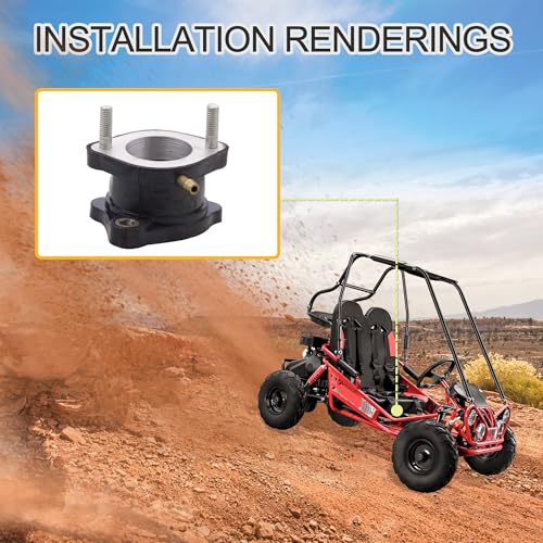Tubo de admisión de 30 mm para karts y rutas en ATV CG de 250cc todoterreno 6