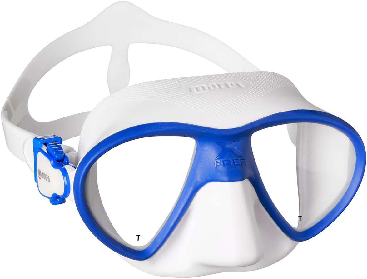 Mares Unisex Adult X-Free Anti-Glare Double Lens Low Volume Scuba Diving Mask