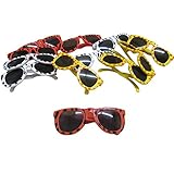 dazzling toys Animal Print Sunglasses Pack of 12, Leopard Tiger and Zebra Styles, Assorted Animal...