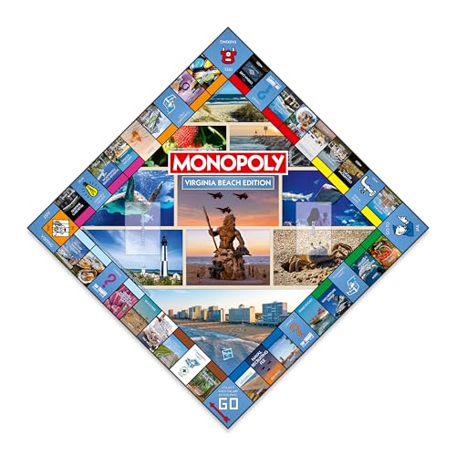 Monopoly Virginia Beach, VA Juego de Mesa Familiar miniatura 4