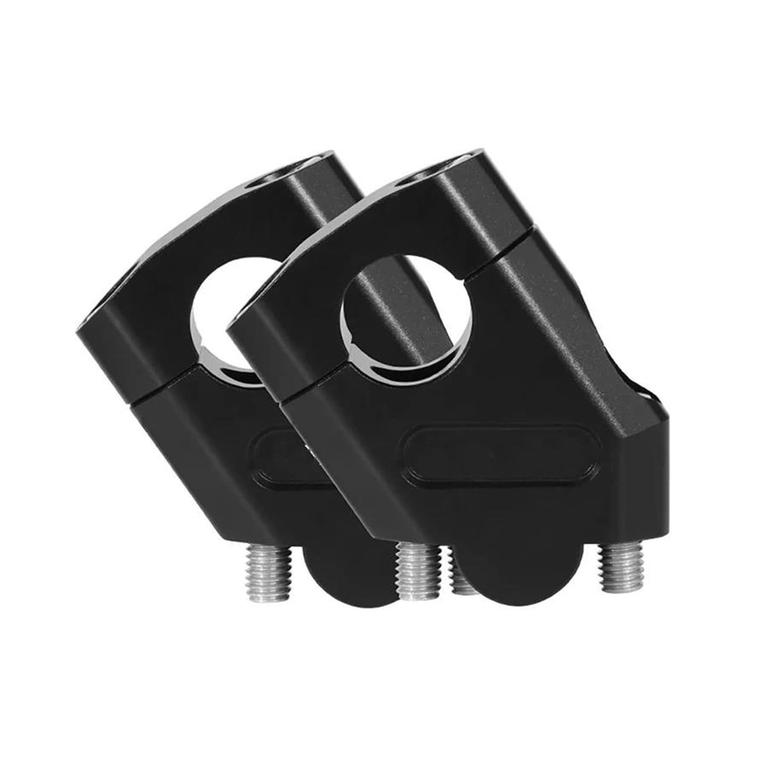 Elevadora Manillar Abrazadera Manillar Motocicleta Universal 28 Mm Y 22 Mm para Manillar Motocicleta para MT07 para MT09 Y R1200GS(28mm Black)