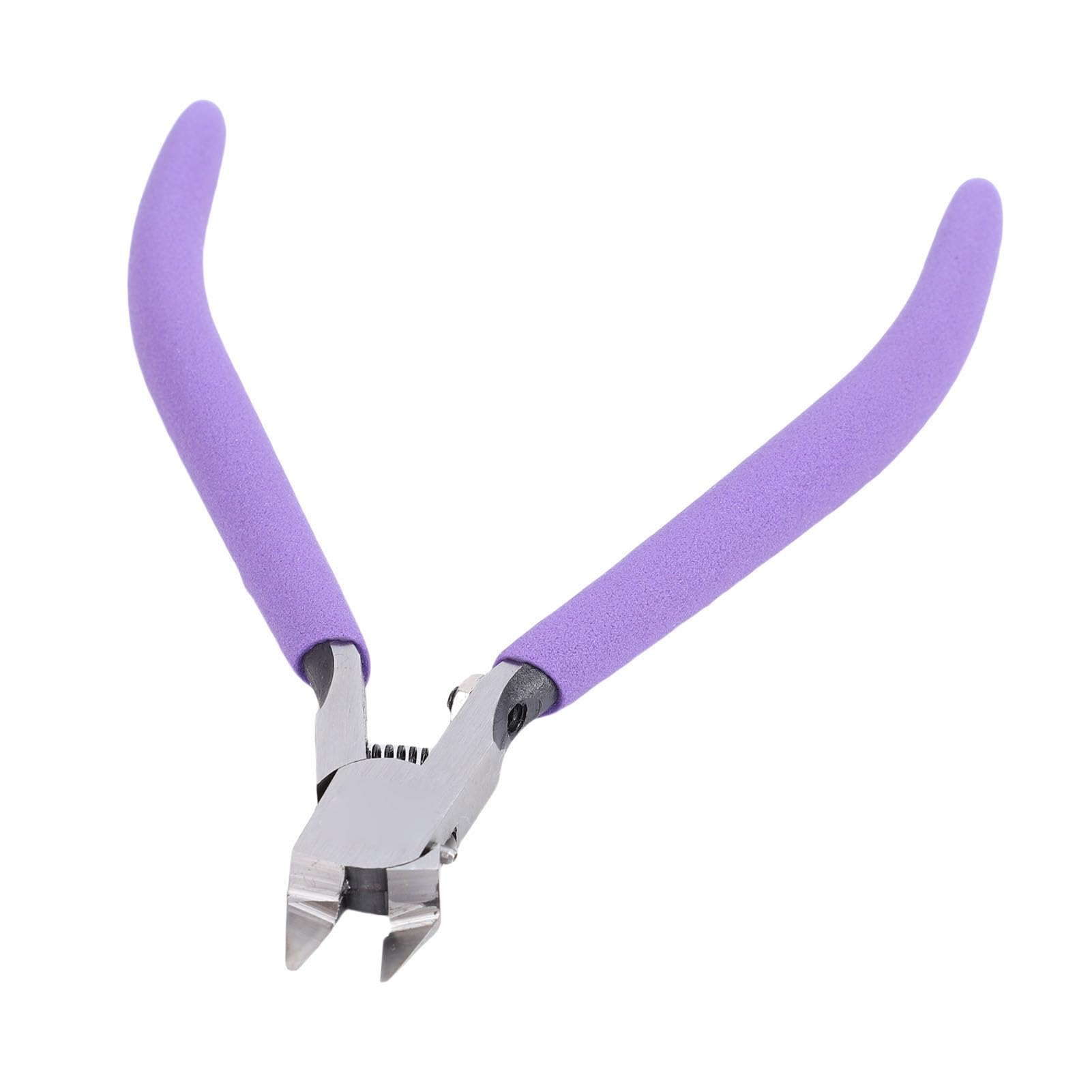 Cryfokt Pinza per Modelli, Lama Singola Ultra Sottile da 5 Pollici con Protezione dell'asta Limite e Impugnatura Ergonomica Antiscivolo per Strumento di Riparazione e Fissaggio di Modelli in Plastica