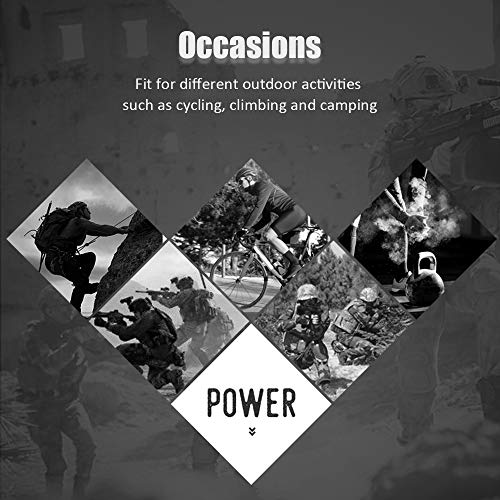 Luvas Esportivas, Andoer Luvas sem dedos Luvas esportivas antiderrapantes ajustáveis ​​de meio dedo