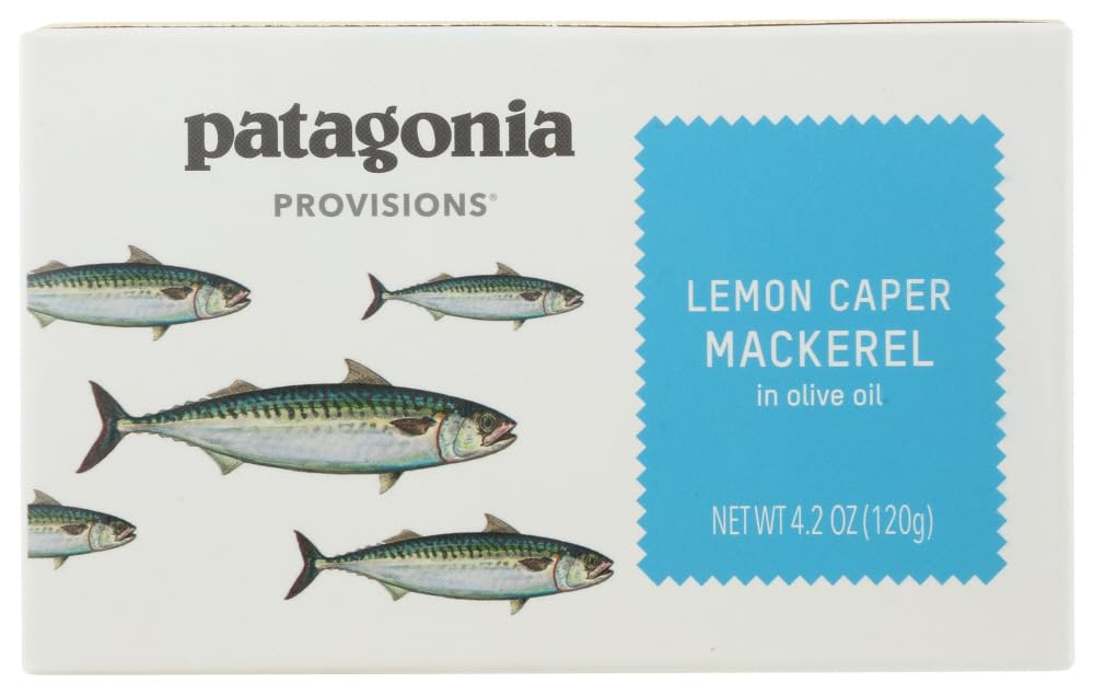 Patagonia Provisions Lemon Caper Mackerel (4.2oz unit) 3-Pack