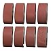 Produktbild Sruhrak Schleifband 75X457mm- 14 Stück Bandschleifer Schleifbänder, je 1 X Körnungen 40/60 & je 2 X Körnungen 80/120/180/240/320/400 Schleifband Set, zum Schleifen, Feilen und Entrosten