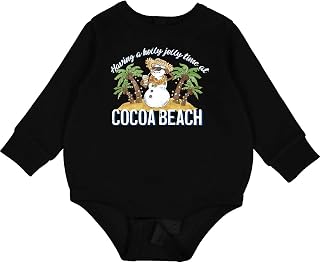 inktastic Having a Holly Jolly Time At Cocoa Beach Baby Fleece Bodysuit
