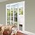 Power Pet Electronic Dog Door - High Tech Pet Electronic Pet Doors - Fully Automatic Sliding e-Glass Electronic Dog Doors - Pets up to 30 lbs - Medium - Regular 75" - 80-1/4" Patio Doors - PX-1-SRE