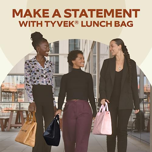 Silver Insulated Lunch Bag - Timeless Design For Fashionable Women - Womens Lunch Bag - Reusable And Easy To Carry Lunch Tote Bag - Tyvek Material - Great For Everyday Use #TOP1