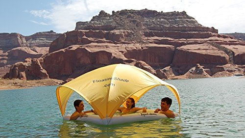 AquaCabana, World's Only All Day/All Way Shade Floating Aqua Cabana for Pools, Beaches, Lakes and Rivers Color Pink