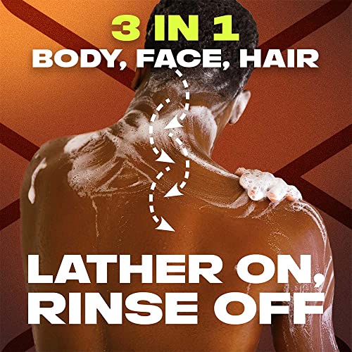 Image of AXE Dark Temptation 3-in-1 Body, Face & Hair Wash| Irresistible Chocolate Fragrance | Cleanses & Refreshes | Combo of 3| 400 ml