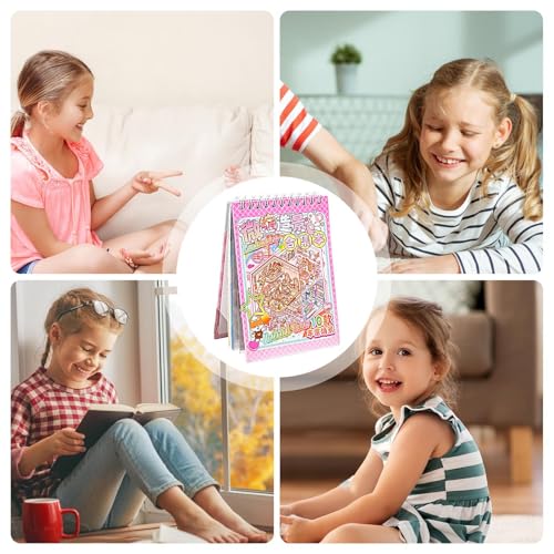 Calcomanías de escena duraderas que no se desegan para manualidades infantiles 5