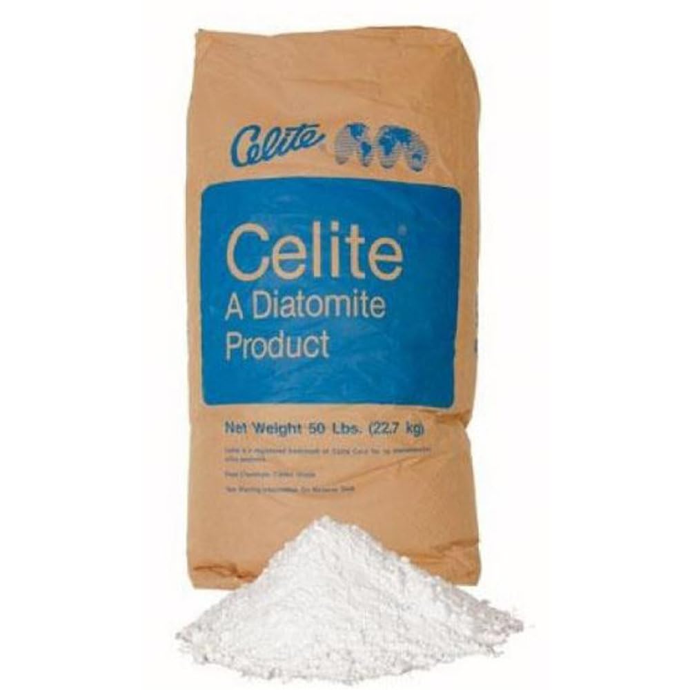Naturii Celite 545 Sabbia di Diatomee per Filtri DIATOMITE Farina Fossile per Filtro Piscina Uso Tecnico Sacco 25 kg