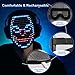 Mr.Pang LED Mask Light up Mask with Gesture Sensing, Cool Face Transforming Mask, Perfect Gifts for Halloween Christmas Birthday Cosplay Party