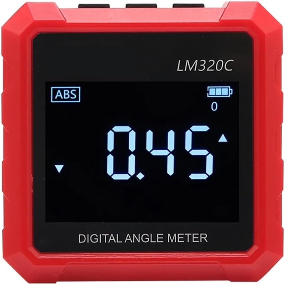 Spectrometer, Digital Angel Meter Relative & Absolute Angle Measurement 3 Side Magnetic Electronic Goniometer