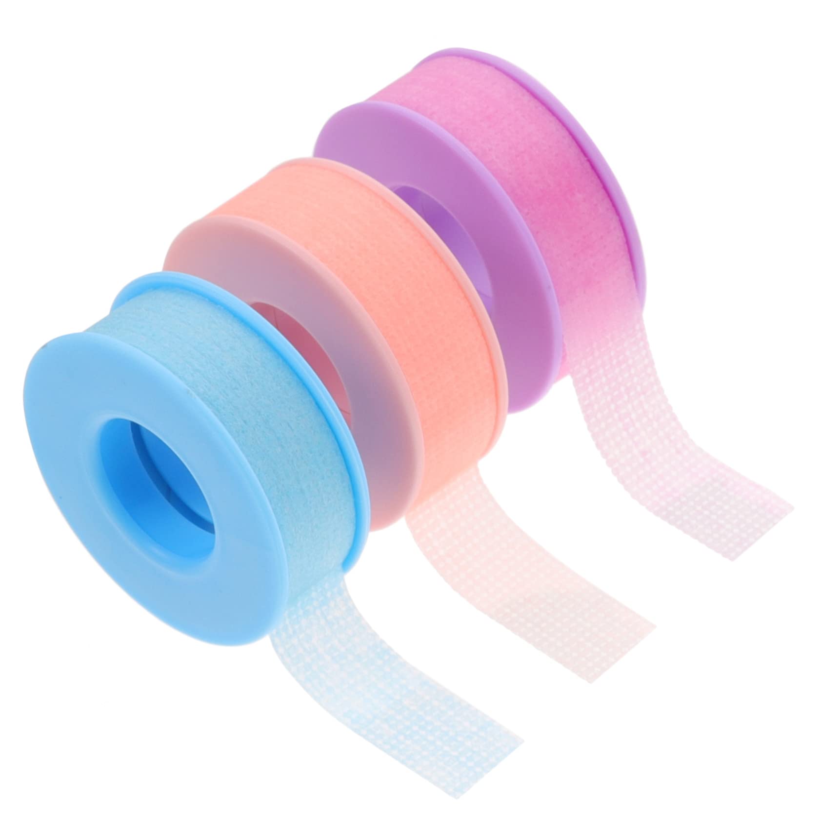 12 rollos Cinta Adhesiva para Extensión de Pestañas Cinta de Silicona Transpirable Pegamento para para Profesional y Personal