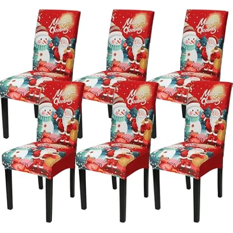 Housses de Chaise de Noël Betylifoy Cover
