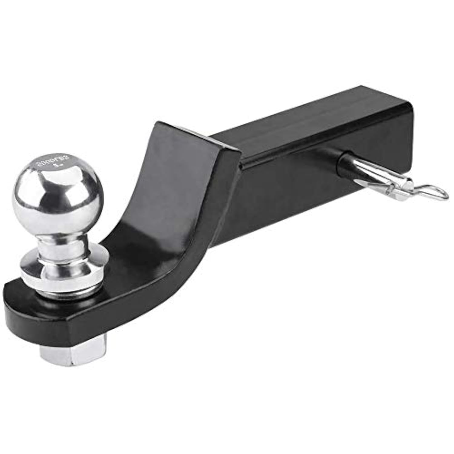 AYNEFY Heavy Duty Ball Trailer Hitch, 50mm/2 Inch Cast Steel Coupler Head, 6000 lbs Towing Capacity for Trailers, Caravans, Trucks