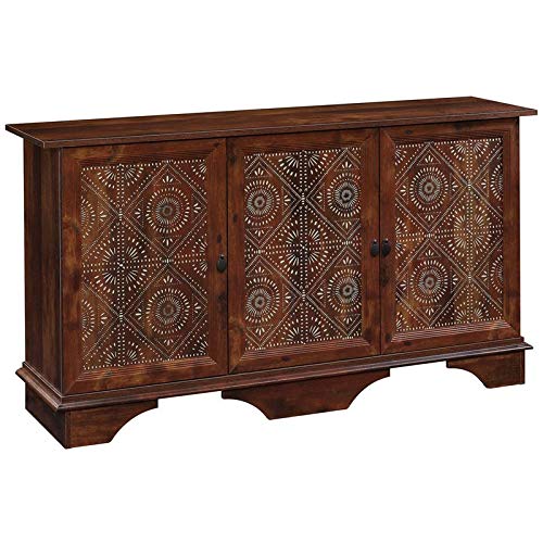 Sauder Viabella Contemporary Wood Buffet And Sideboard Table In Curado Cherry #TOP28