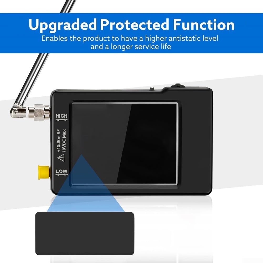 Analyseur de spectre portable Tinysa - Analyseur de fréquence portable compact - Pour les fréquences HF à UFor HF dans un design léger