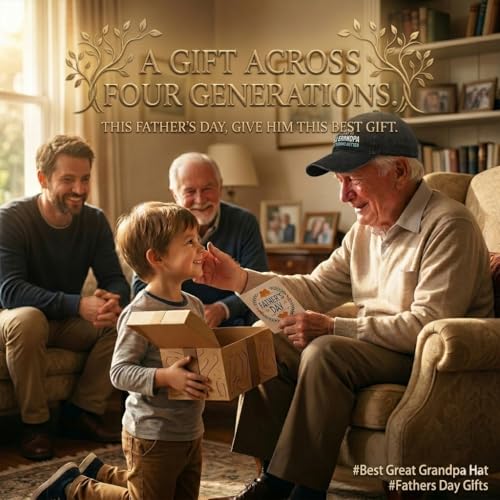 Image of Philysonic Great Grandpa Hat-Grandpa Baseball Cap Great Grandpa Gifts
