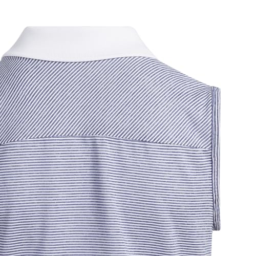 adidas Women's Ottoman Striped Sleeveless Polo Shirt4