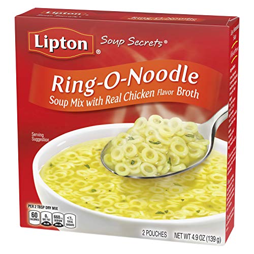 Image of Lipton Soup Secrets Ring-O-Noodle Instant Soup 12 count, 4.9 oz