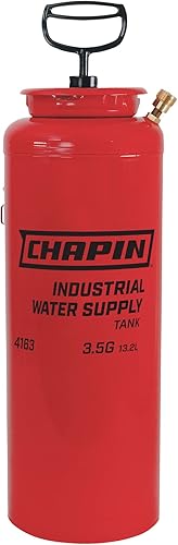 Chapin 4163 - Pulverizador industrial de tanque de suministro de agua Tri-Poxy de 3.5 galones, 3.5 galones (1 pulverizadorpaquete)