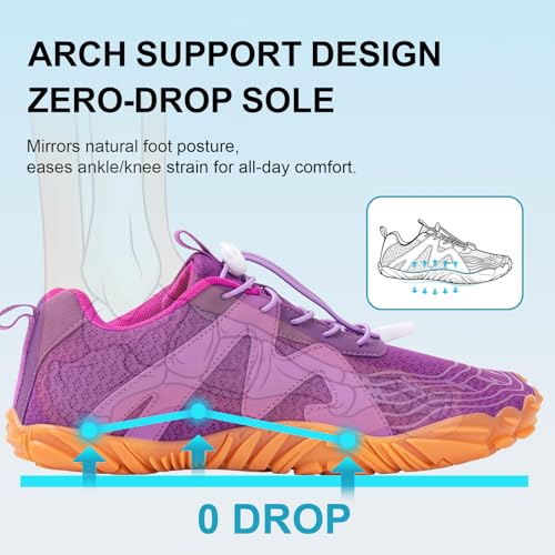 Image of ELETON Barefoot Shoes Women Men Footwear, Wide Toe Box Hiking Zero Drop Non-Slip Quick-Dry River Boat Pool Beach Water Shoes, Lightweight Swimming Running Walking Sneakers Unisex